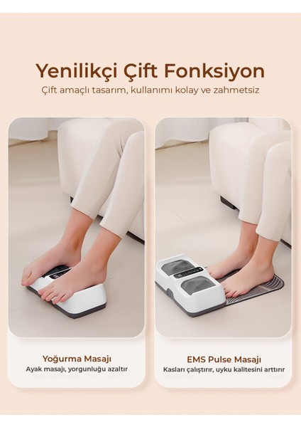 Ems Teknolojili Isıtmalı Ayak Masaj Aleti – Çok Fonksiyonlu, Dijital Ekranlı fırsatları