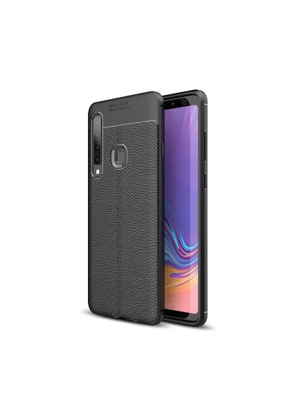 Samsung Galaxy A9 2018 Kılıf Deri Silikon Yüzeyli Yüksek Kaliteli Silikondan Üretilmiş Premium Silikon Kapak Ryc/niss
