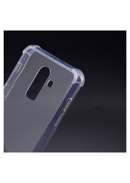 Samsung Galaxy J8 Kılıf Köşe Korumalı Şeffaf Sert Premium Silikon Kapak Ryc/nitro