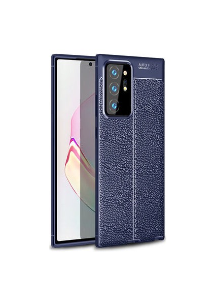 Samsung Galaxy Note 20 Ultra Kılıf Deri Silikon Yüzeyli Yüksek Kaliteli Silikondan Üretilmiş Premium Silikon Kapak Ryc/niss