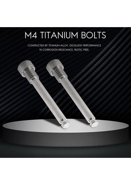 Bisiklet Disk Fren Balatası Için M4 Titanyum Cıvatalar Dişli Pim Ekleme Vidaları Xt R Xt Hidrolik Disk Kaliperi-Titanyum (Yurt Dışından) fiyatları