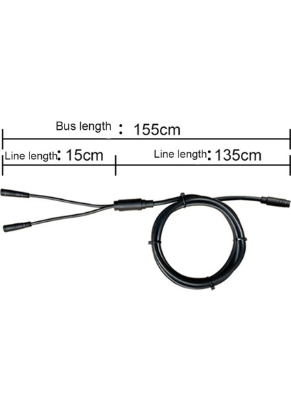 Kt Ebike Orta Tahrikli Motor Bisiklet Modifikasyon Aksesuarları Için Evrensel 1t2 Kablo Teli 1ın2 Veriyolu Kablosu (Yurt Dışından) fiyatları