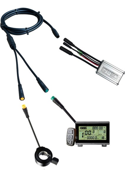 Kt Ebike Orta Tahrikli Motor Bisiklet Modifikasyon Aksesuarları Için Evrensel 1t2 Kablo Teli 1ın2 Veriyolu Kablosu (Yurt Dışından) indirimleri