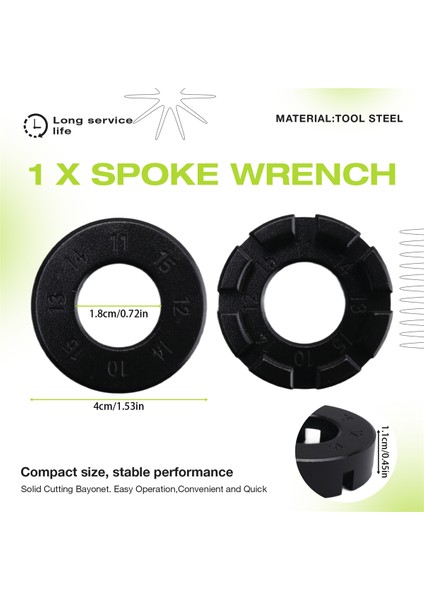 Bisiklet Jant Teli Anahtarı 8 Yönlü Kanal Bisiklet Jant Ayarlayıcısı Anahtar Bisiklet Tamir Aleti Jant Teli Aleti (Yurt Dışından) indirimleri