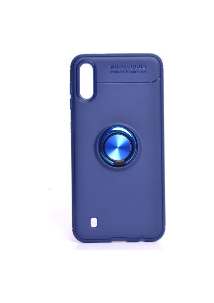 Samsung Galaxy M10 Kılıf Yüzüğü Stant ve Araç Tutucu Olabilen Şık Esnek Premium Silikon Kapak Ryc/ravel