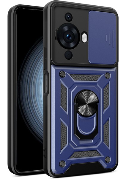 Huawei Nova 12S Kılıf Kamera Pencereli Tam Koruma Nyxara Premium Sert Kapak