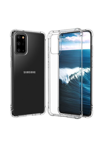 Samsung Galaxy A21S Kılıf Köşe Korumalı Şeffaf Sert Premium Silikon Kapak Ryc/nitro