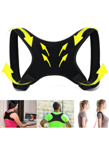 Dik Duruş Korsesi Bel Sırt Korse Kadın Erkek Klavikula Desteği Aparat