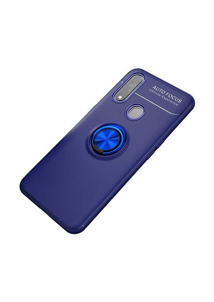 Oppo A31 Kılıf Yüzüğü Stant ve Araç Tutucu Olabilen Şık Esnek Premium Silikon Kapak Ryc/ravel