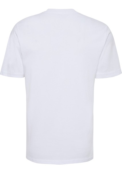 Eduardo 84004 Regular Fit Baskılı Beyaz Erkek Basic T-Shirt modelleri