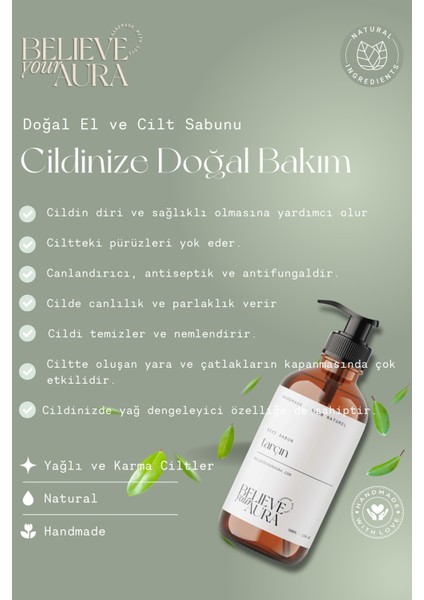 Tarçın Özlü El ve Cilt Sıvı Sabunu - E-Vitamini Aloe Vera Shea Yağı - 500 ml fiyatları