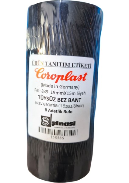 Tüysüz Bez Bant 19MMX15MT (1 Adet) fiyatları