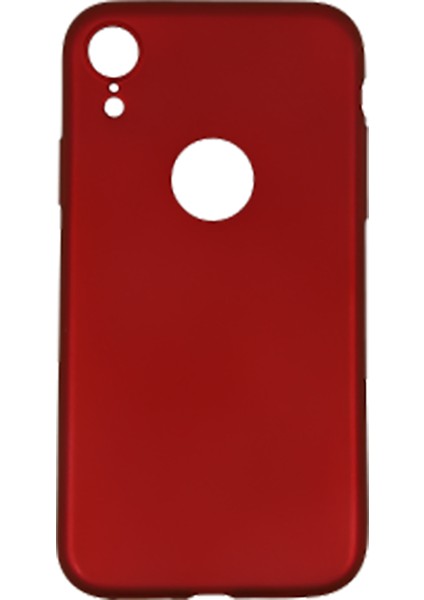 Apple iPhone XR Premium Silikon Kılıf Bordo