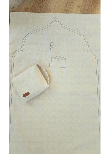 Sade Seccade Çantalı Naturel Düz 70X115 Camii Nakış Çantalı fiyatları