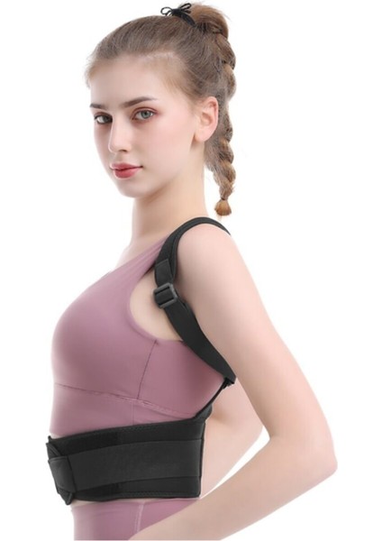 Unisex Siyah Dik Duruş Korsesi Korse Bel Sırt Omuz Dik Durmak Için Korse fiyatları