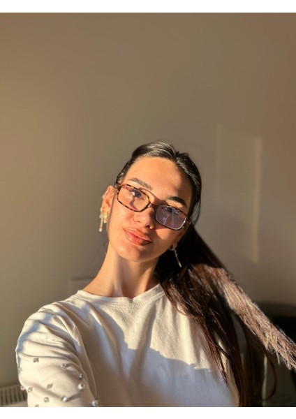 Square Leopar Dikdörtgen Trend Miux modelleri