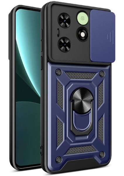 Tecno Spark 20 Kılıf Tam Koruma Sağlayan Çift Katmanlı Sert Tank Kapak Ryc/sürgülü