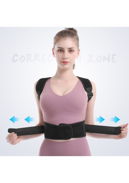 Unisex Siyah Dik Duruş Korsesi Korse Bel Sırt Omuz Dik Durmak Için Korse indirimleri