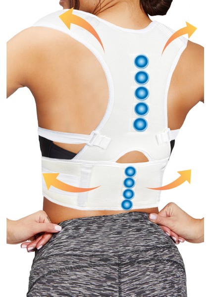 Dik Duruş Korsesi Mıknatıslı Ortopedik Kadın Erkek Dik Durmak Için Bel Korse fiyatları