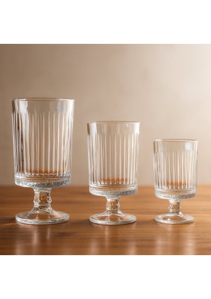 3'lü Büyük Boy Elysia Desen Cam Vazo Takımı modelleri