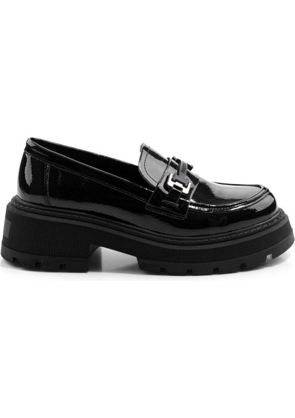 Siyah Kadın Loafer Ayakkabı K01179200408