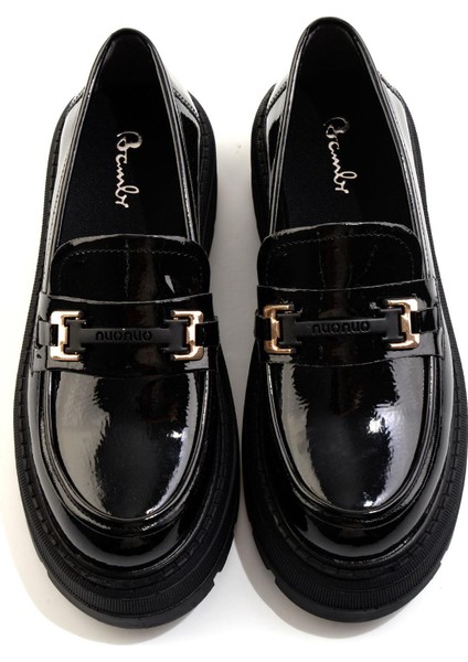 Siyah Kadın Loafer Ayakkabı K01179200408 fırsatları