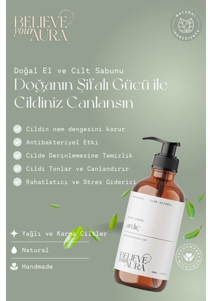 %100 Doğal Ardıç Yağı Sabunu - E-Vitamini Aloe Vera Shea Butter Katkılı - 500 ml fiyatları