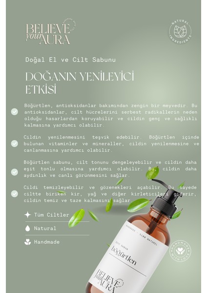 Böğürtlen Bitki Özlü El ve Cilt Sıvı Sabunu - E-Vitamini Aloe Vera Shea Yağı - 500 ml fiyatları