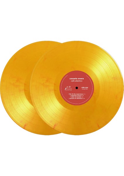 Césaria Évora - Café Atlantico (25TH Anniversary) (180G) (Limited Numbered Edition) (Gold Vinyl) - Plak indirimleri