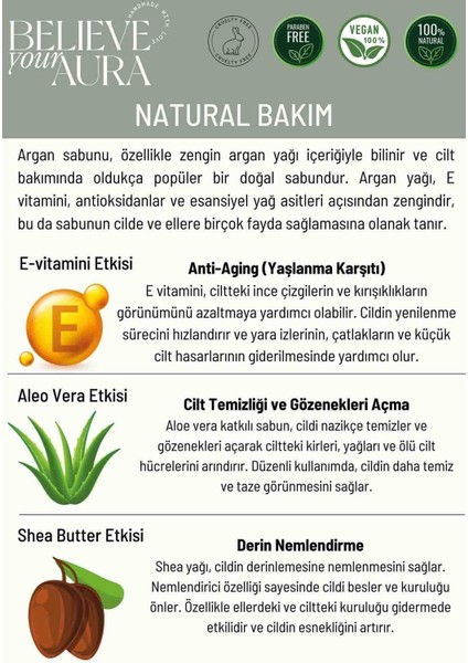 %100 Doğal Argan Yağılı Sıvı El Sabunu - E-Vitamini Aloe Vera ve Shea Butter Katkılı - 500 ml modelleri