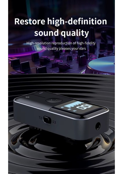 M20 Bluetooth 5.4 Alıcı Verici: Kablosuz Ses Devrimi (10M Menzil, Tf Kart, Aux) modelleri