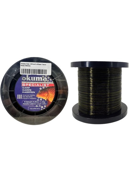 Carp 1200 mt 0.405MM Camou Sazan Misinası