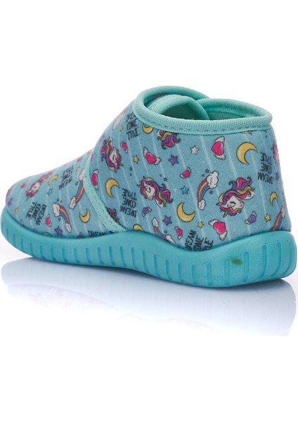 Günlük Kız Erkek Çocuk Panduf Ev Ayakkabısı Esnek Kaymaz Taban Cırtlı Kreş Anaokulu Ayakkabı 263 modelleri