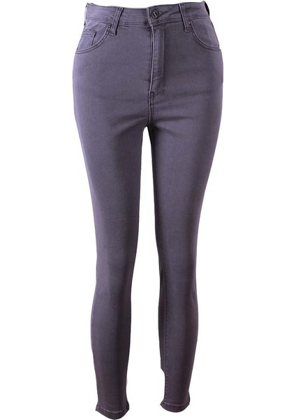 Gri Kadın Jean Pantolon