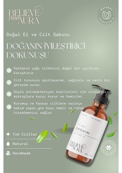 Kantaron Bitki Özlü El ve Cilt Sıvı Sabunu - E-Vitamini Aloe Vera Shea Yağı - 500 ml modelleri