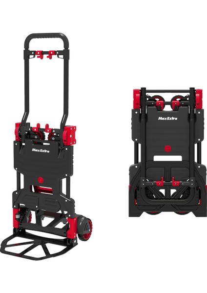 FW90TP 66/136KG 2'si 1 Arada Katlanır Paket Taşıma Arabası