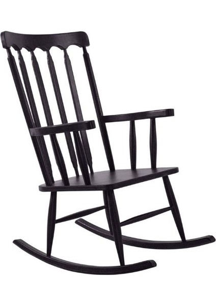 Dakota Rocker Amerikan Retro Ahşap Sallanır Sandalye