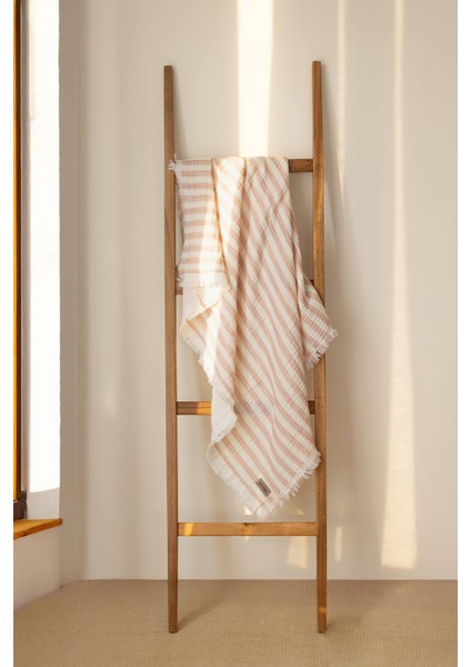 Pembe Çizgili 4kat Müslin Battaniye Püsküllü 4 Katlı Müslin Bebek Battaniye 110X110CM fiyatları