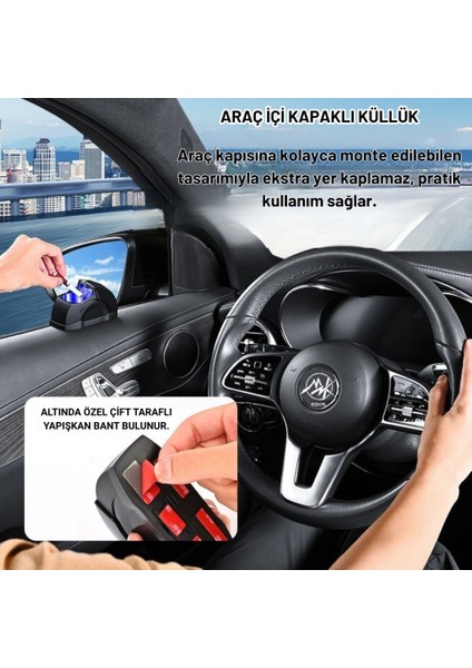 Araç Içi Cam Kenarı Küllük, Kapaklı Kül Dağılma ve Koku Önleyici Küllük, Araç Kapı Küllüğü fiyatları