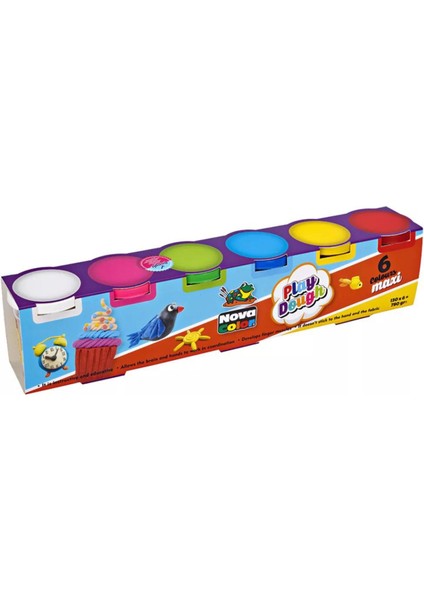 NC-4107 6'lı Maxi Oyun Hamuru