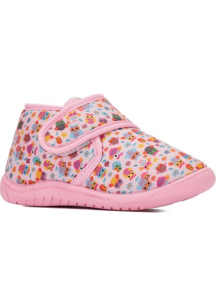 Günlük Kız Erkek Çocuk Panduf Ev Ayakkabısı Esnek Kaymaz Taban Cırtlı Kreş Anaokulu Ayakkabı 263