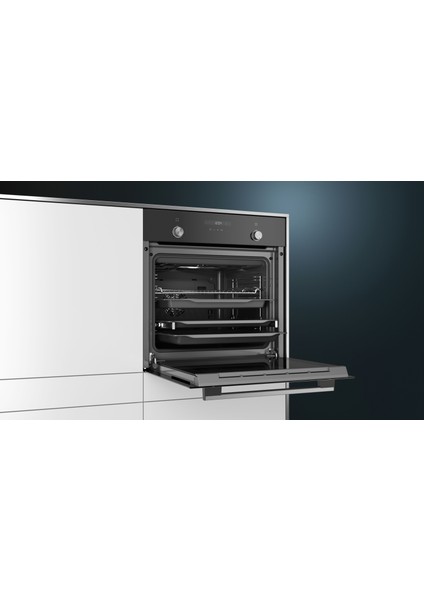 Siyah Ankastre Set (HB237JES5T Fırın EO6C6PP30O Ocak LC64KPJ60T Davlumbaz)