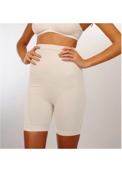 Sema Baby Silikonlu Toparlayıcı Korse - Beyaz S