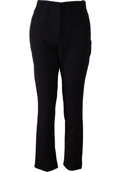 Siyah Kadın Kumaş Pantolon