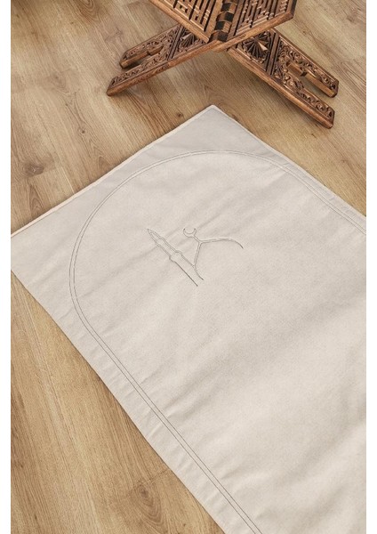 Sade Seccade Naturel Düz Keten 70X115 Camii Nakış