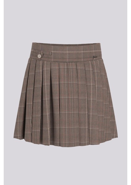 Bg Store Kız Çocuk Ekose Etek