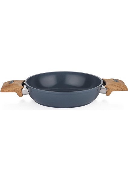 Fiesta Seramik Sahan - Siyah / Açık Kahverengi - 20 cm