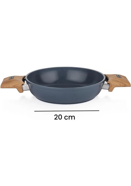 Fiesta Seramik Sahan - Siyah / Açık Kahverengi - 20 cm indirimleri