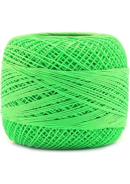 Etamin ve Kanaviçe İpliği 9 Kat 25 gr - Fosforlu Yeşil - 1217