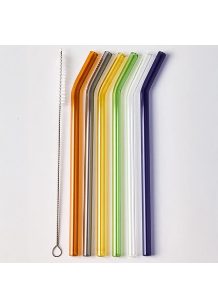15960 Straw Cam Pipet Fırça Seti Renkli 6lı